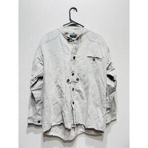 Canda Linen Shirt Beige Rare Large